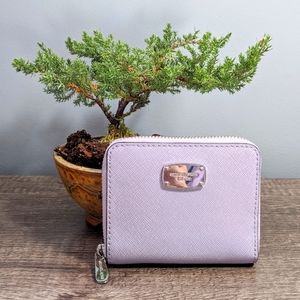 Michael Kors Lilac Zip Wallet